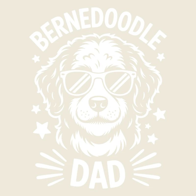 Bernedoodle Spruch Papa Witz Bernedoodle Geschenk