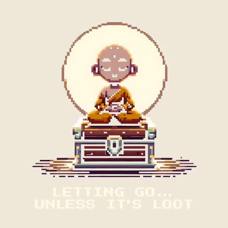 Release... unless it's loot | Zen, Humor, Gaming