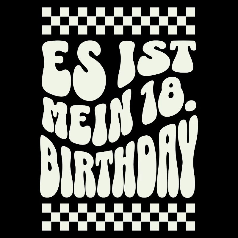 It's My 18th Birthday Retro Design