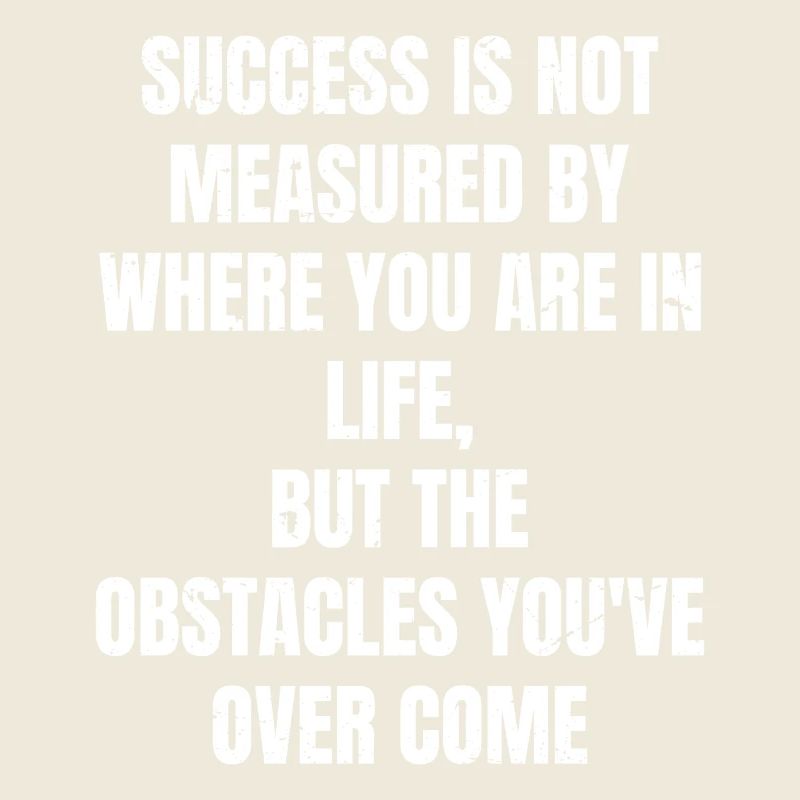 Erfolg wird nicht daran gemessen, wo man im Leben steht