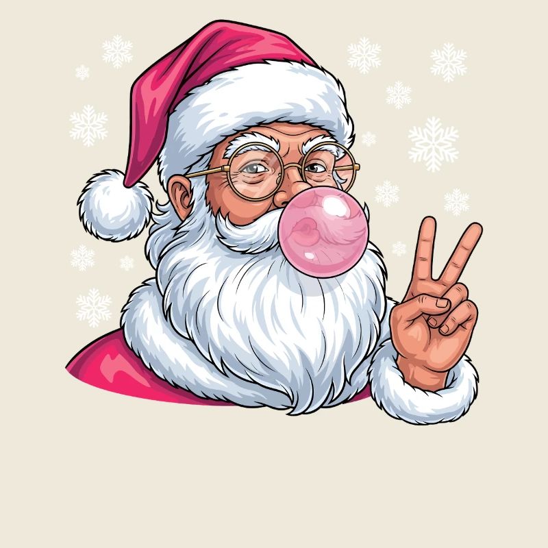 Weihnachtsmann Bubble Gum