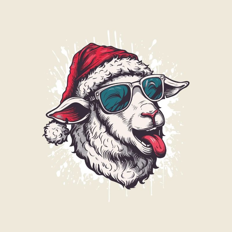 Sheep Christmas Funny