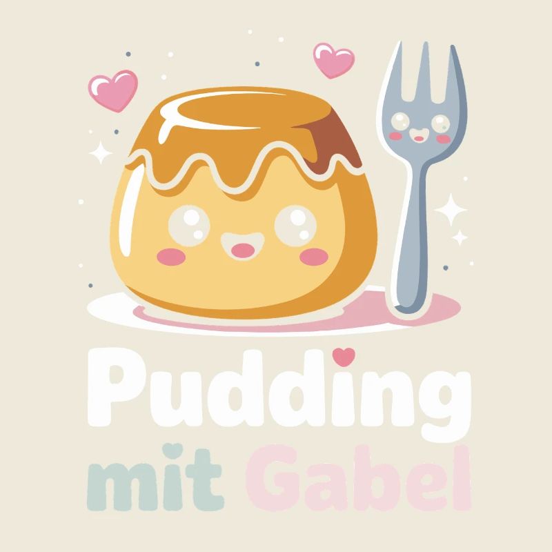 Pudding Mit Gabel