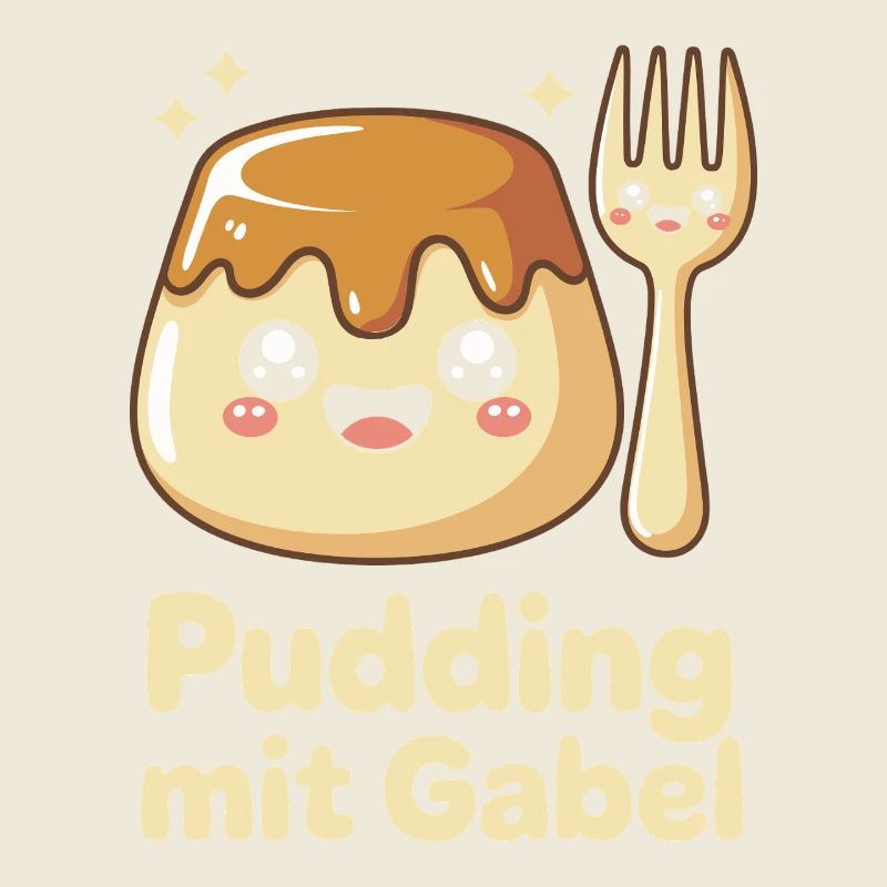 Pudding Mit Gabel