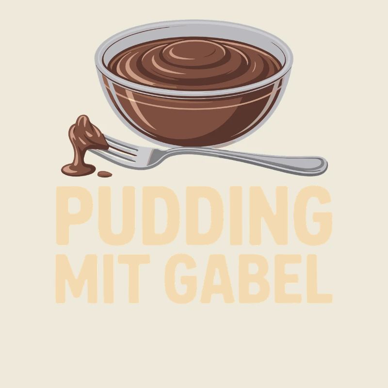 Pudding Mit Gabel