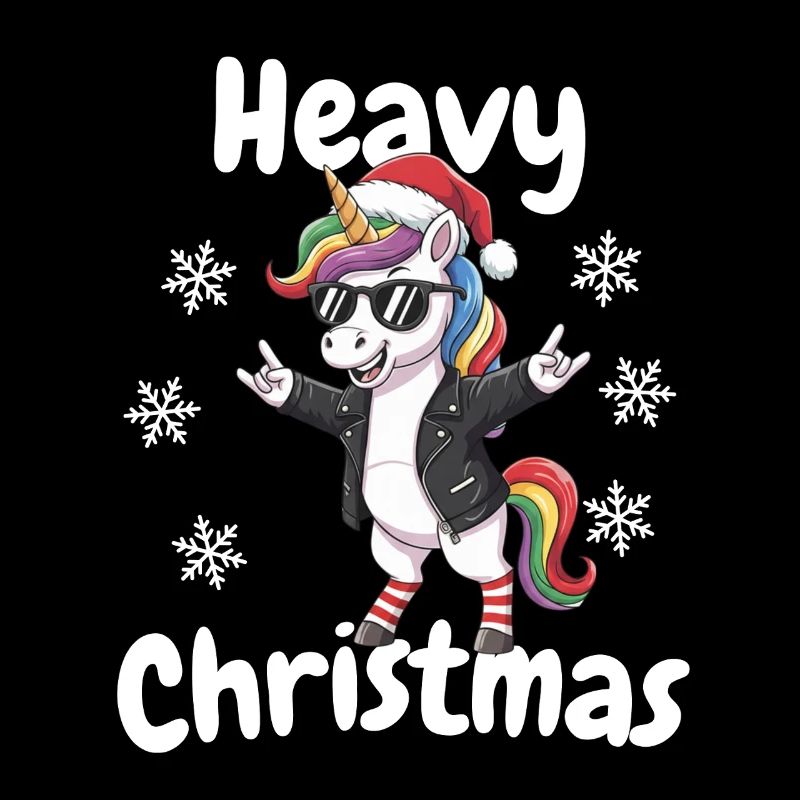 Jupe Licorne de Noël lourd