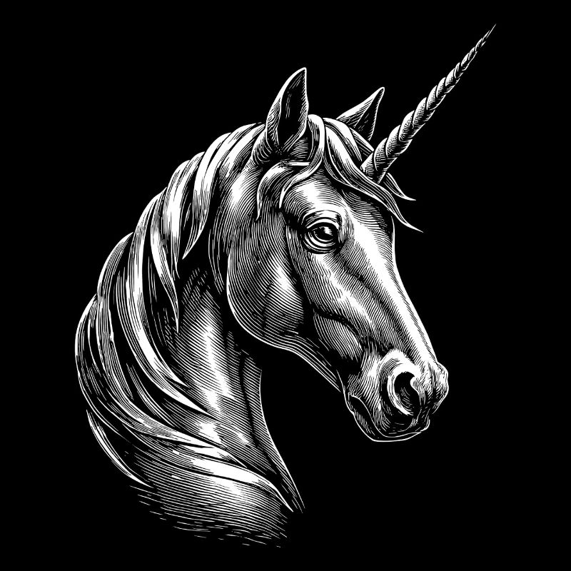 Einhorn Pony Reiterin Pferde Reiten Einhörner