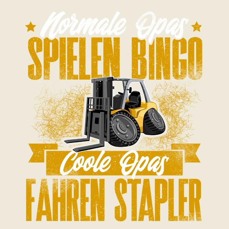 Opa Staplerfahrer