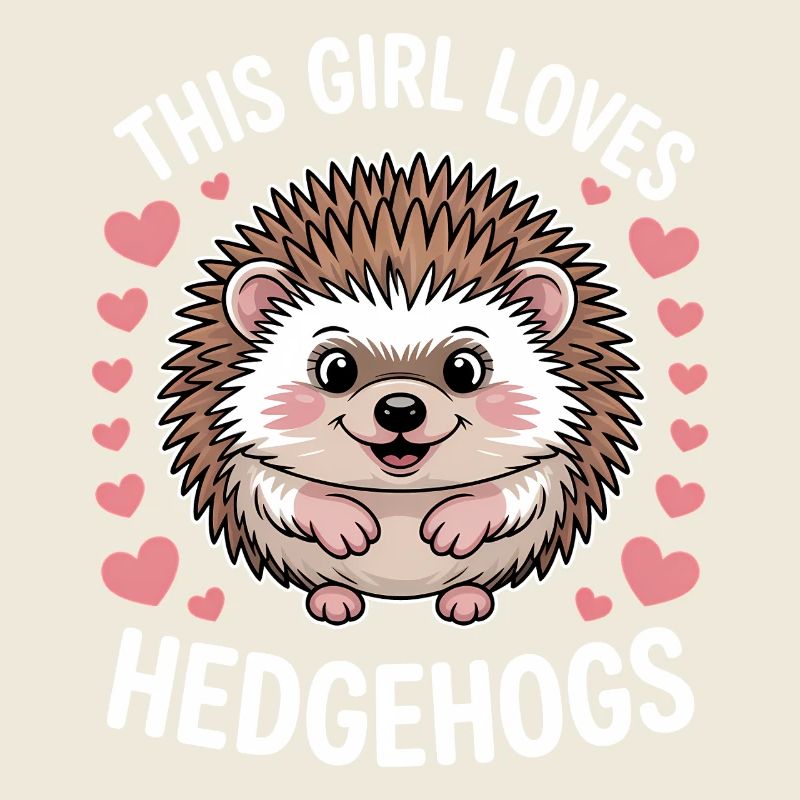 Igel Spruch Mädchen Lustiges Igel Geschenk