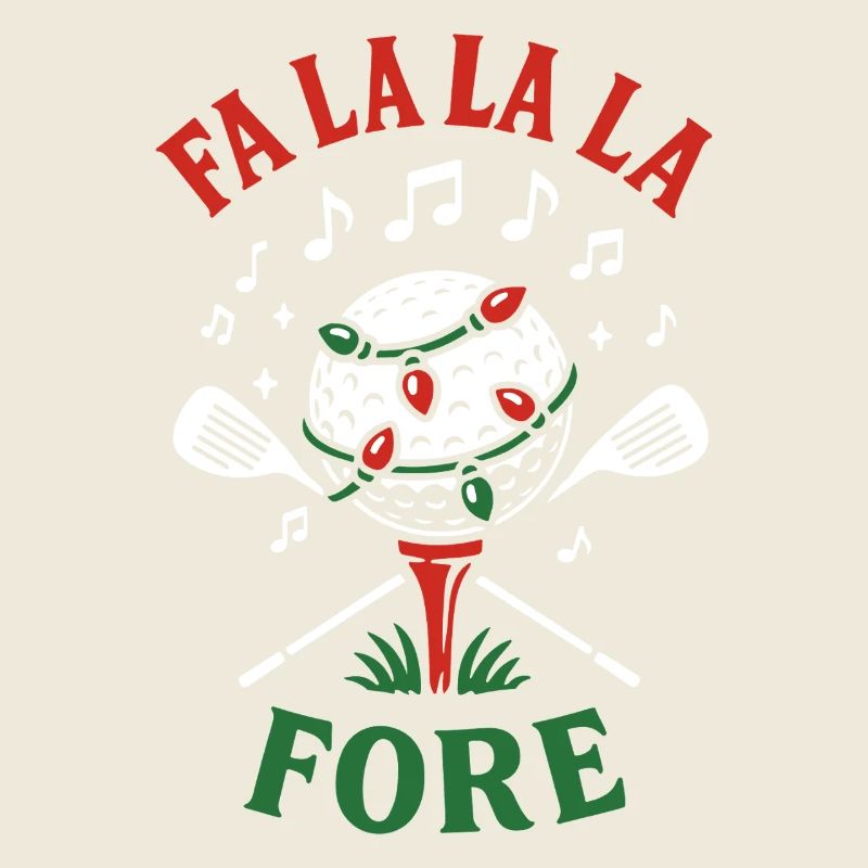 Fa La La La Fore Golf Weihnachtsspaß
