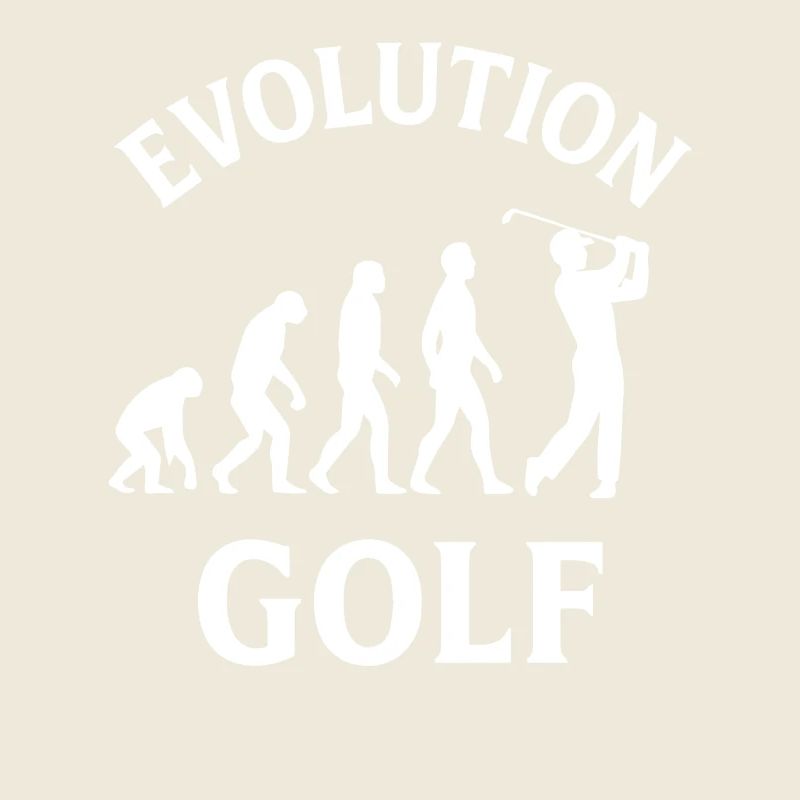 Evolution Golf Lustiges Golfdesign