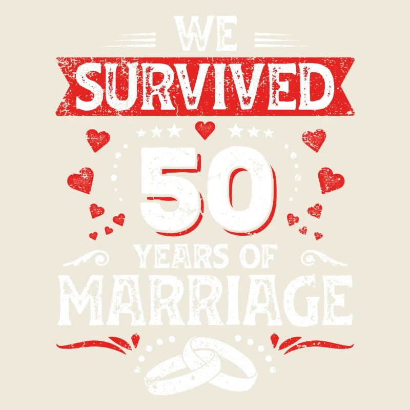 50 Hochzeit Jahrestag Ehemann Ehefrau Ehe