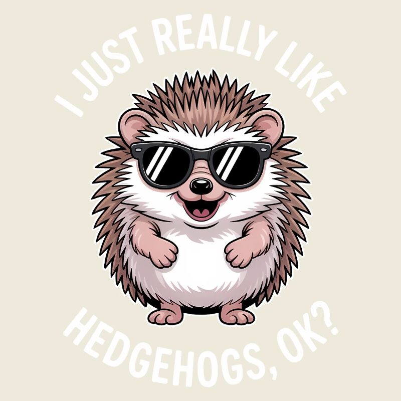 hérisson disant drôle de cadeau de hérisson