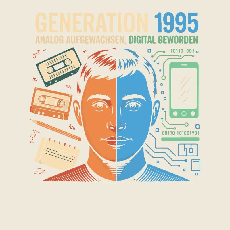 Génération 1995 Rétro Tech Double Portrait