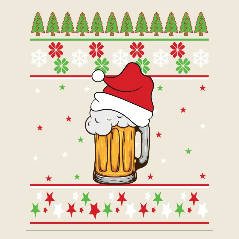 Weihnachten Bier Pullover Hässlich Geschenkidee Lustiger Humor