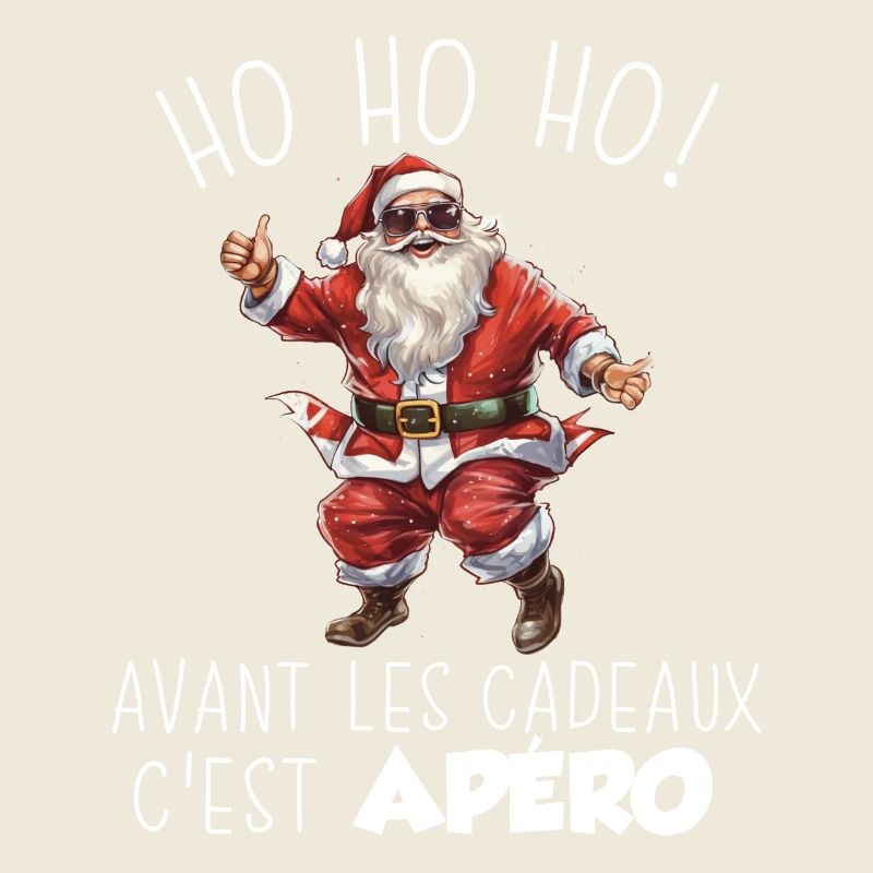 Hässlicher Pullover Weihnachtshumor Weihnachtsmann Aperitif Geschenk