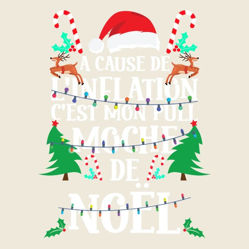 C'est Mon Pull Moche Noël Inflation Cadeau Drôle