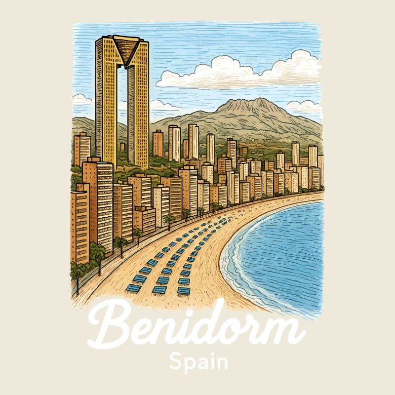 Benidorm Spanien
