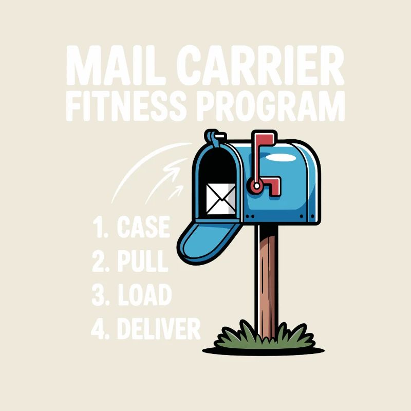 Lustiger Postbote Postbote I Fitness Programm Post