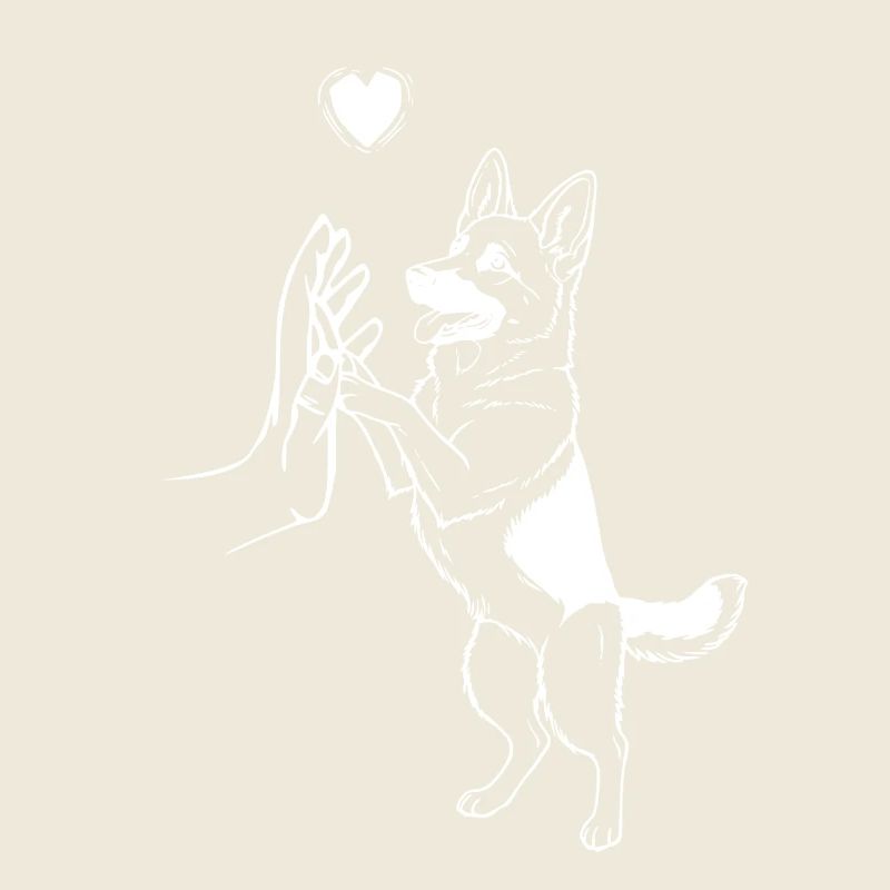 German Shepherd Art Dog