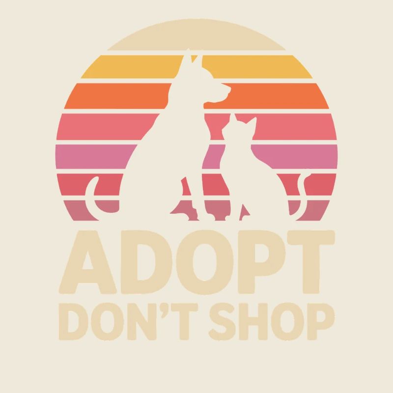 Adopt Don't Shop: Tierliebe Statement