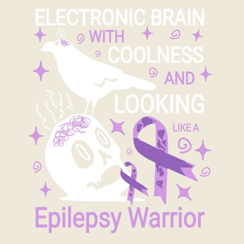 Electronic brain funny Epilepsie Spruch 