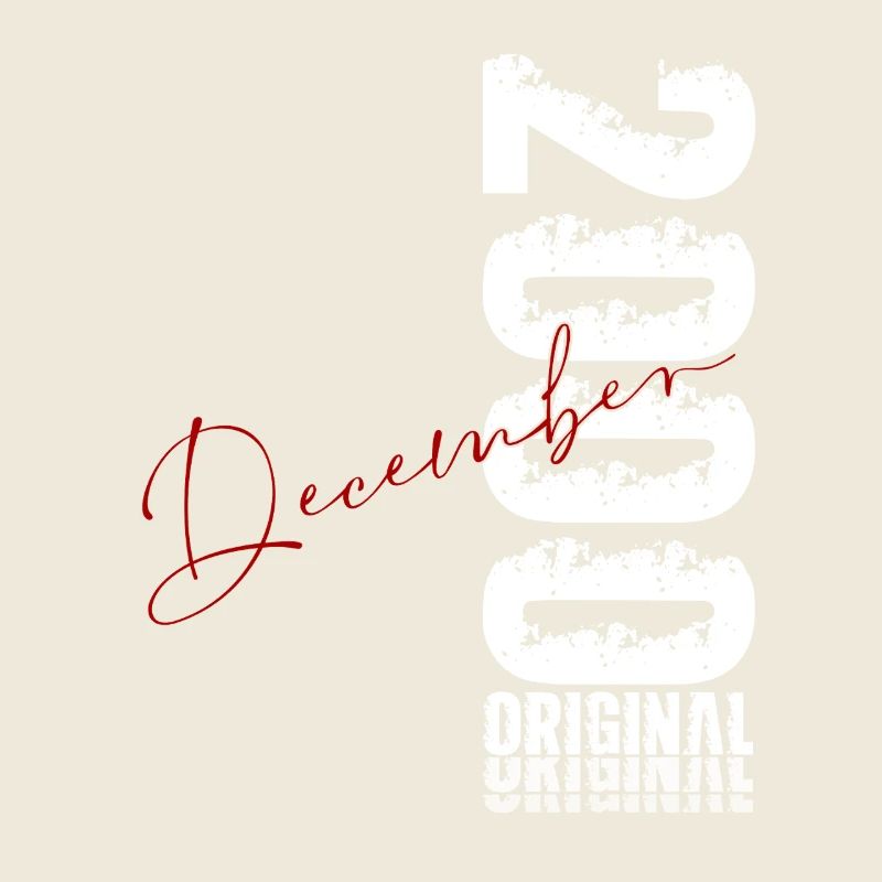 25th Birthday Original December Year 2000