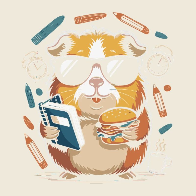 Buchheld Hamster mit Burger