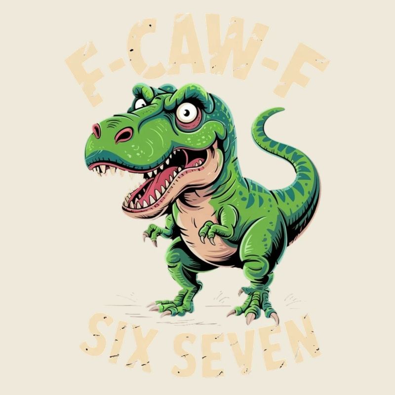 Kräischen Dino Sechs Sieben