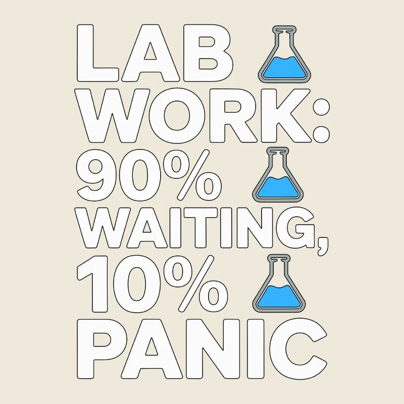 Lab Work 90% Waiting 10% Panic Clinical Lab