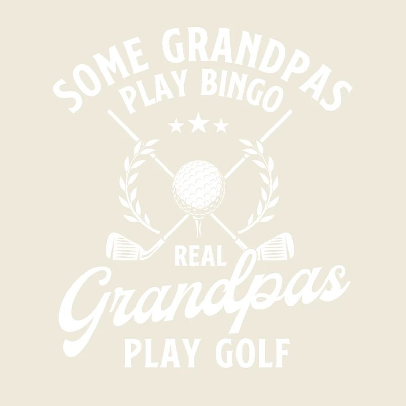 Morsom golfspiller golfer bestefars vits