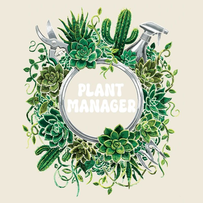 Funny Plant Manager Succulent Cactus