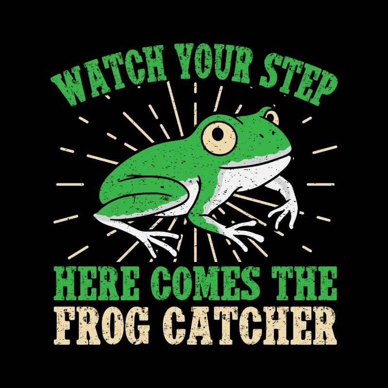 Frog Catcher Watch Your Step Frog