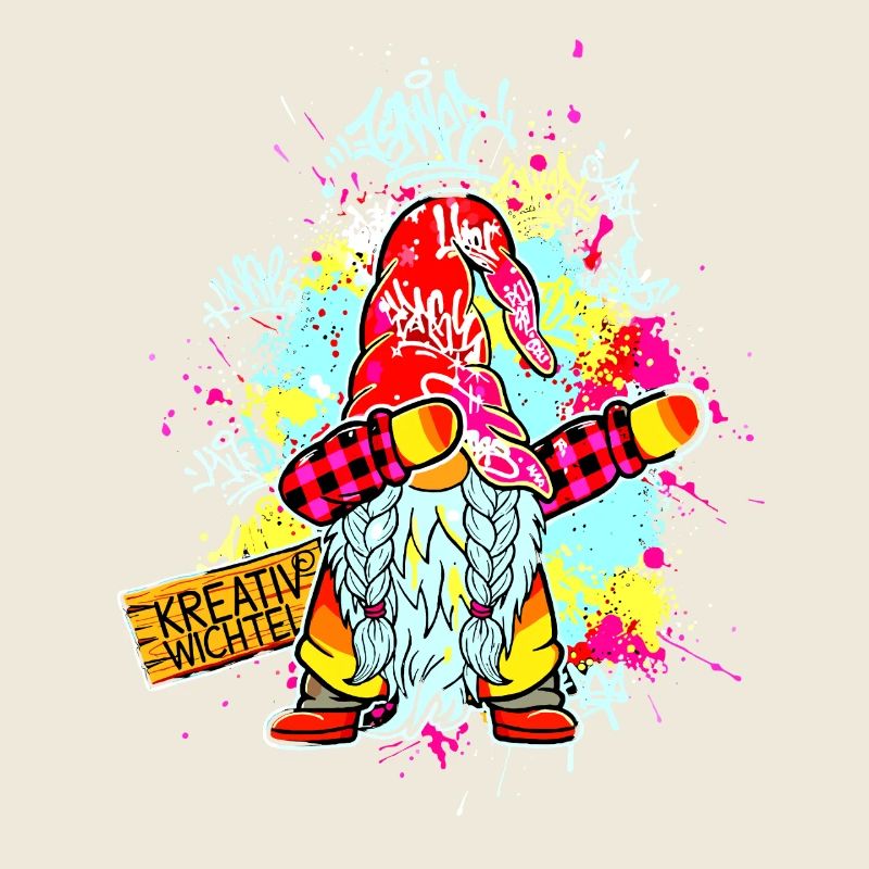 GNOME CRÉATIF Dab Graffiti Artiste XMas