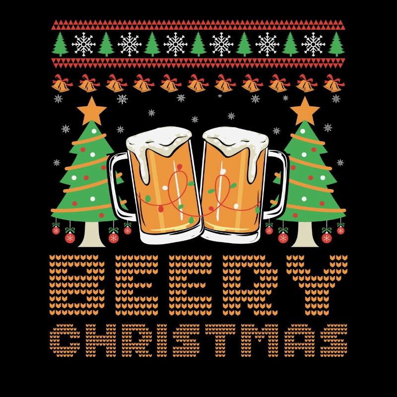 Beery Christmas Pull Moche Noël Bière Joyeux Noël