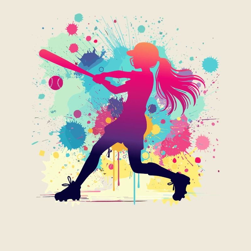 Joueuse de softball, softball, joueuse de softball