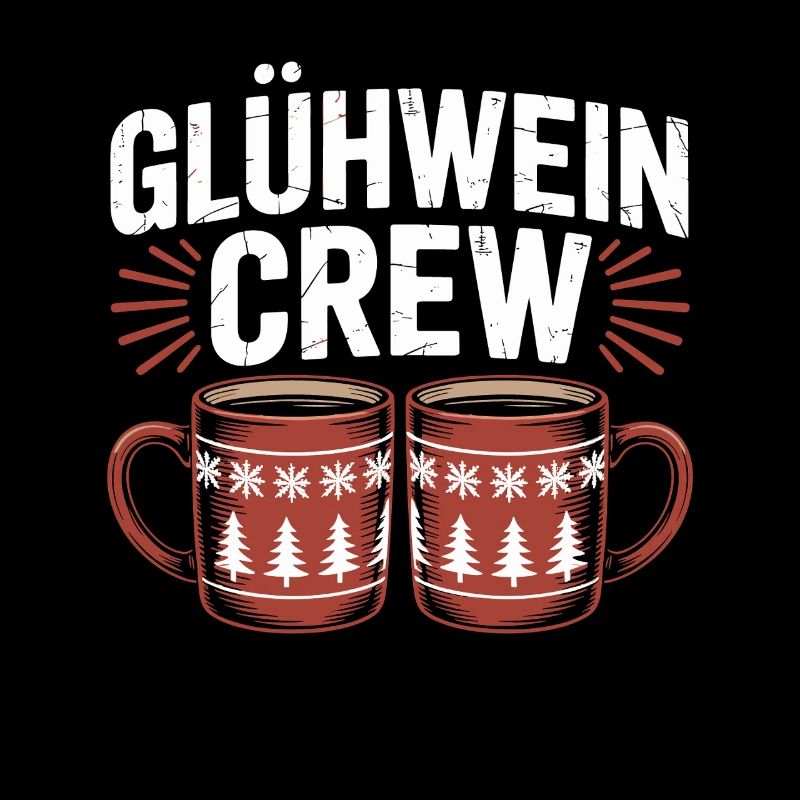 Équipe du vin chaud Marché de Noël joyeux