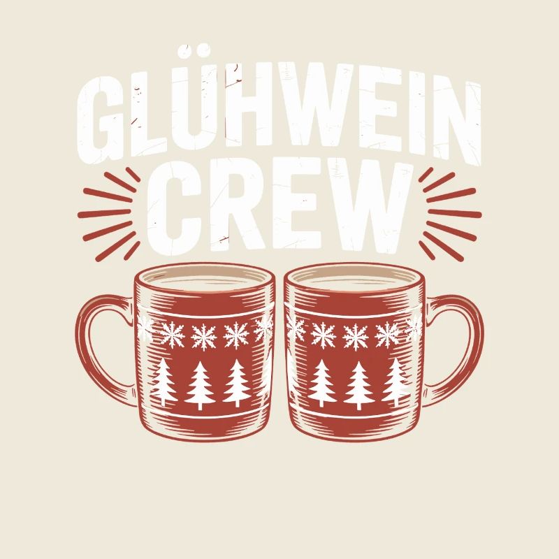 Équipe du vin chaud Marché de Noël joyeux