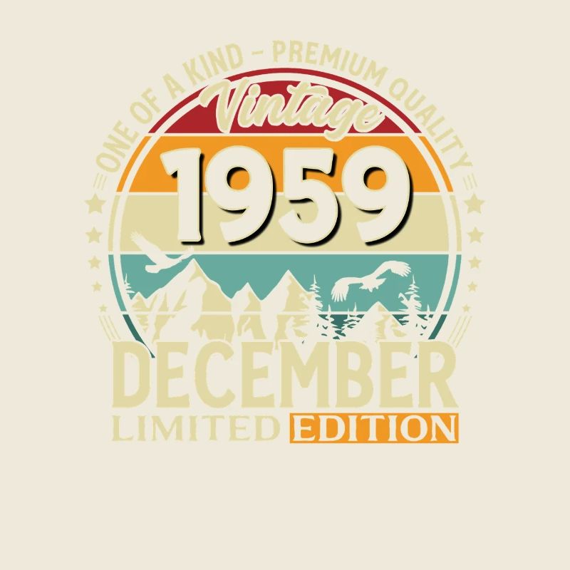 66e anniversaire Millésime décembre 1959