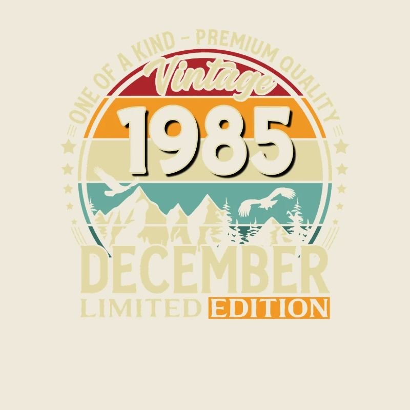 40e anniversaire Millésime décembre Millésime 1985