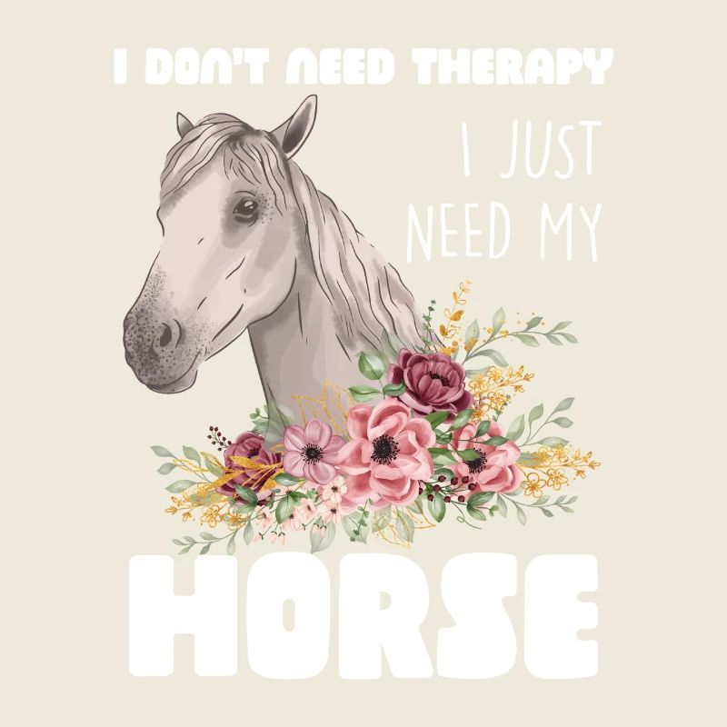 Cheval avec une couronne de fleurs