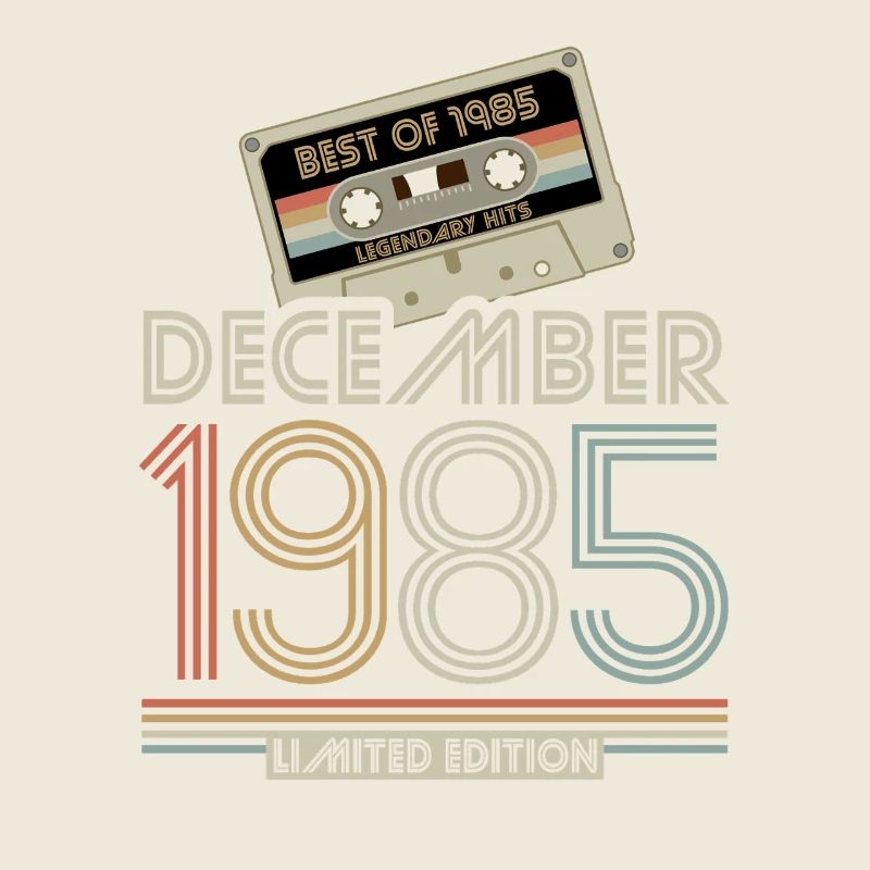 Édition limitée cadeau d’anniversaire de décembre 1985