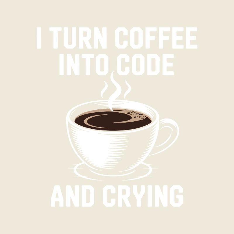 Coffee and programming debugging humor for Softwar
