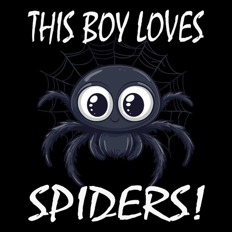 Boy loves spiders