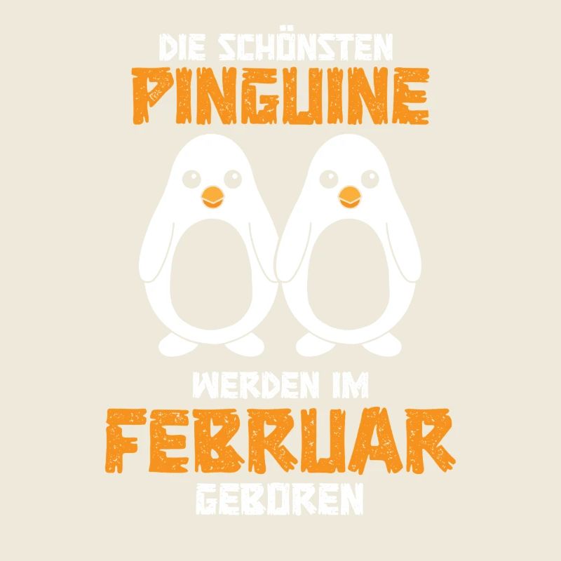 Anniversaire de février, le pingouin dit drôle