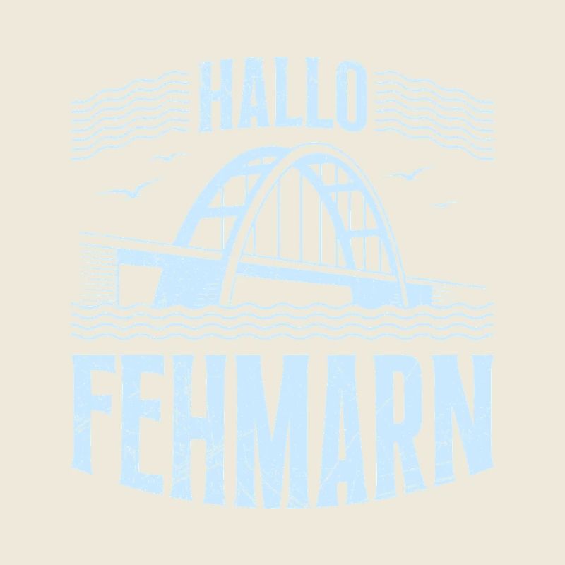 Fehmarn Souvenier HELLO FEHMARN Baltic Sea Funny