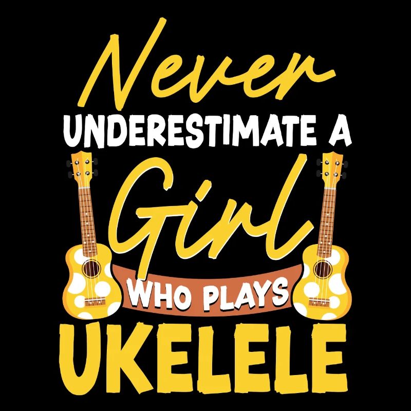 Hawaiian Ukulele Uke Girl Never