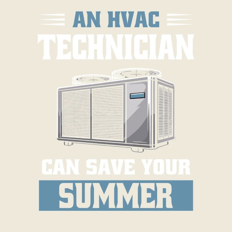 Funny HVAC Technician Design Cold Heat Engineering