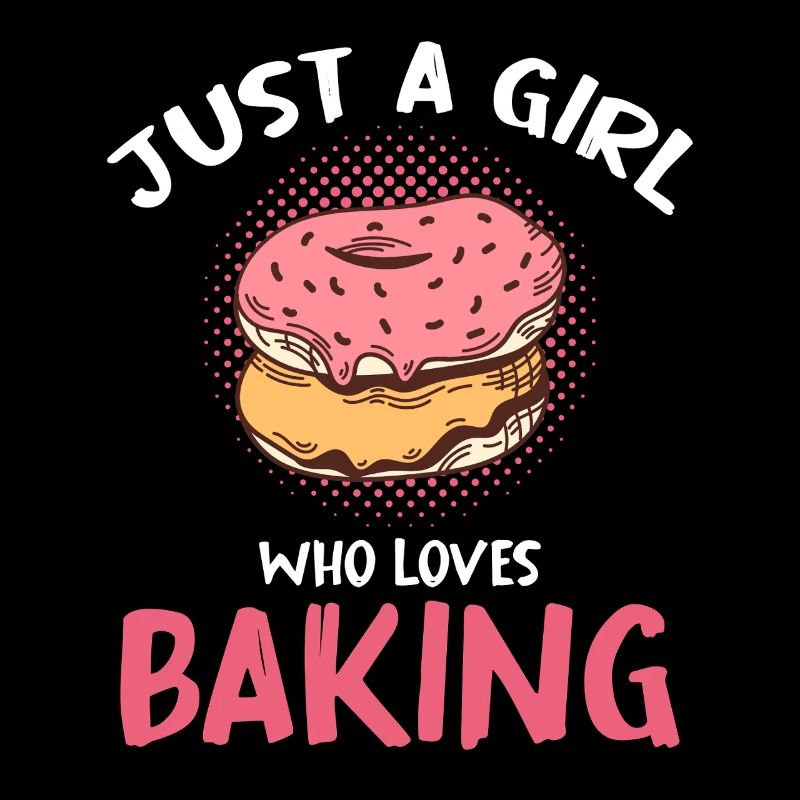 Nur ein Mädchen, das Backen liebt