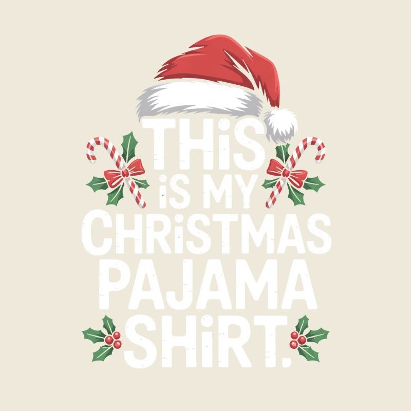 Das ist mein Weihnachts-Pyjamashirt